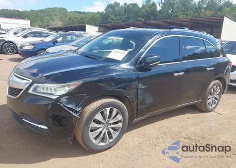 2014 Acura Mdx Technology Package из США, поврежденный, VIN 5FRYD4H44EB015307